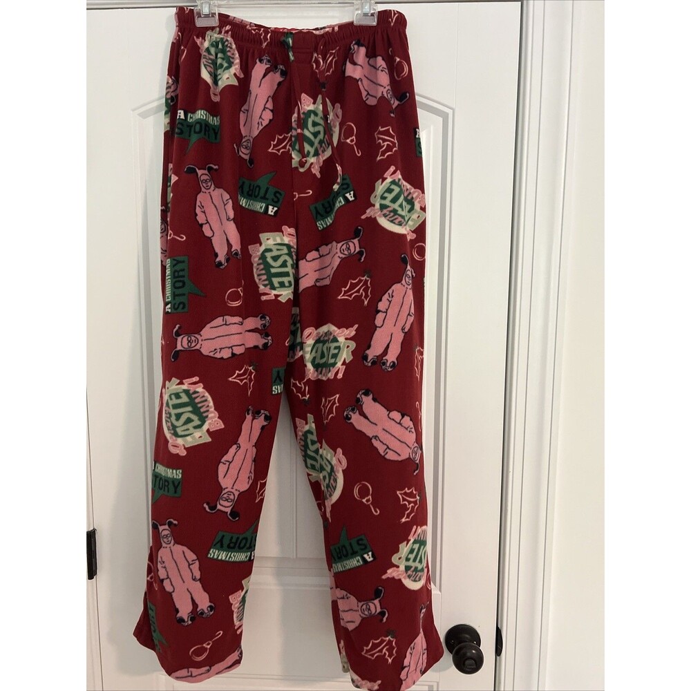 A Christmas Story Fleece Pajama Lounge Bottoms Size XLarge XL